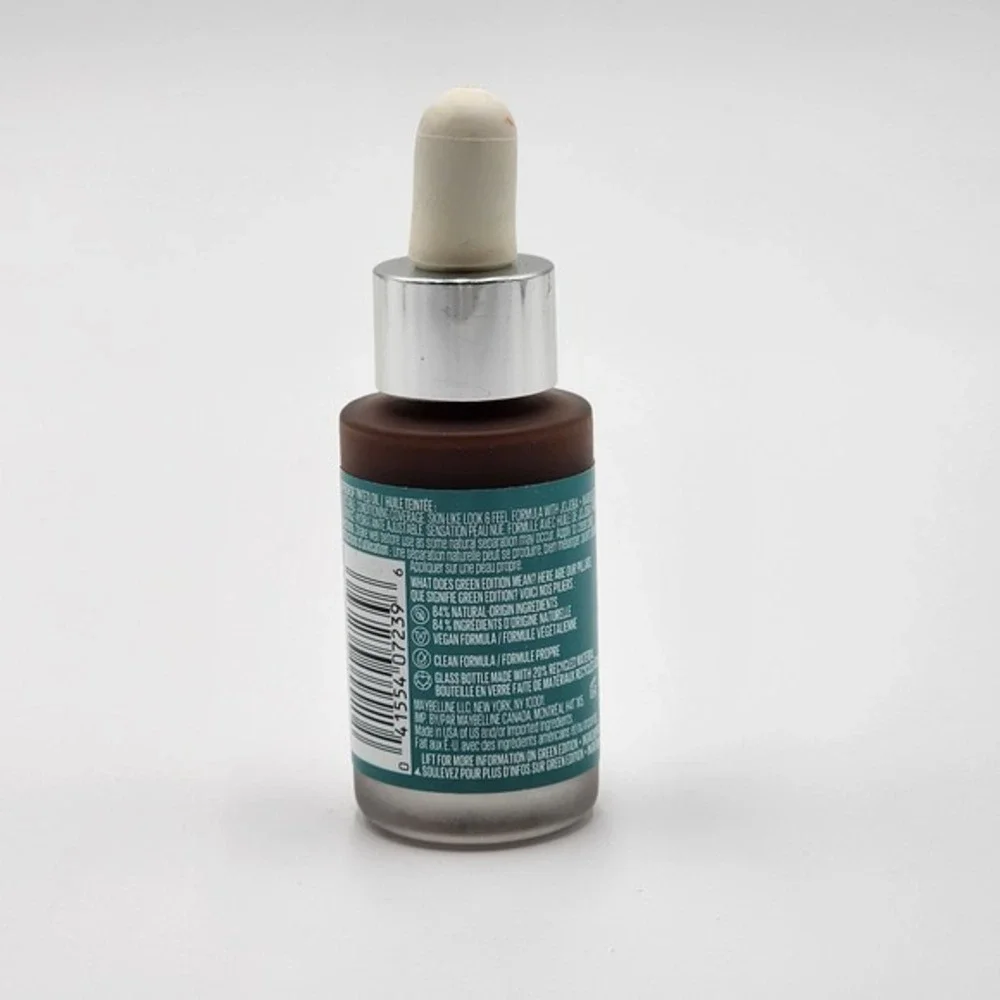 Maybelline Green Edition Superdrop Tinted Oil 100 .67 Fl Oz Vegan Natural New